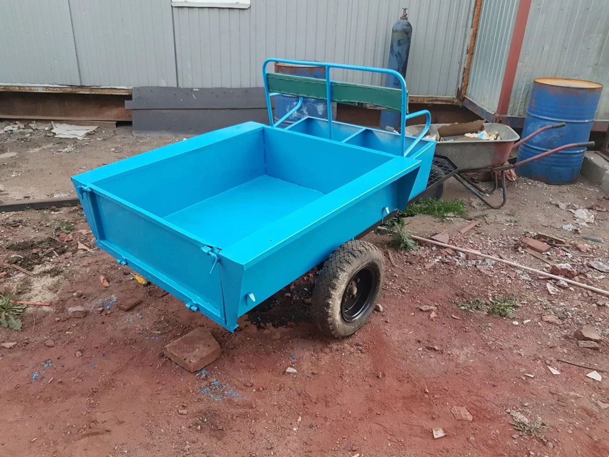 Прицеп к мотоблоку Нева