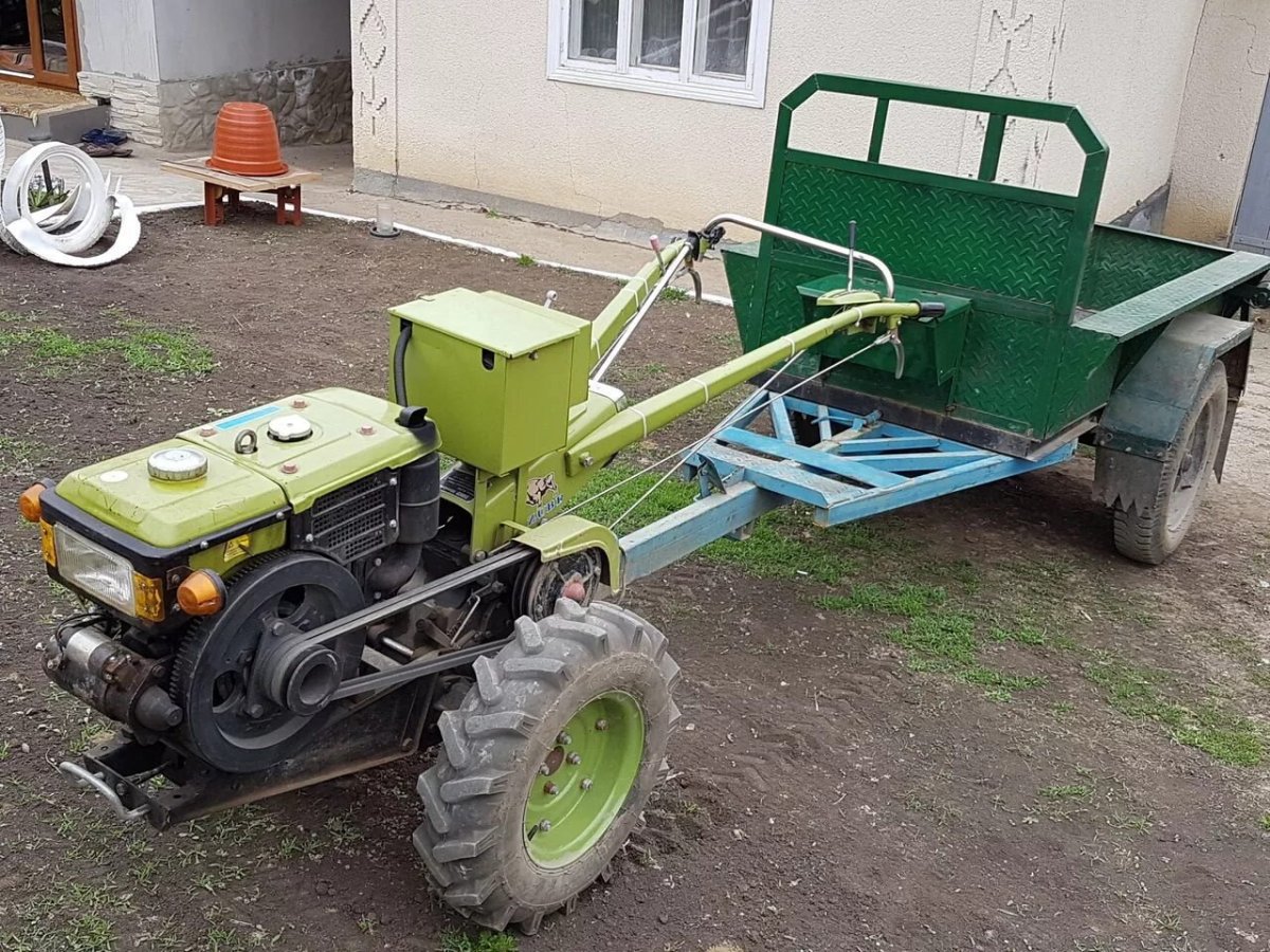 Минитрактор мотоблок ЗУБР адаптер