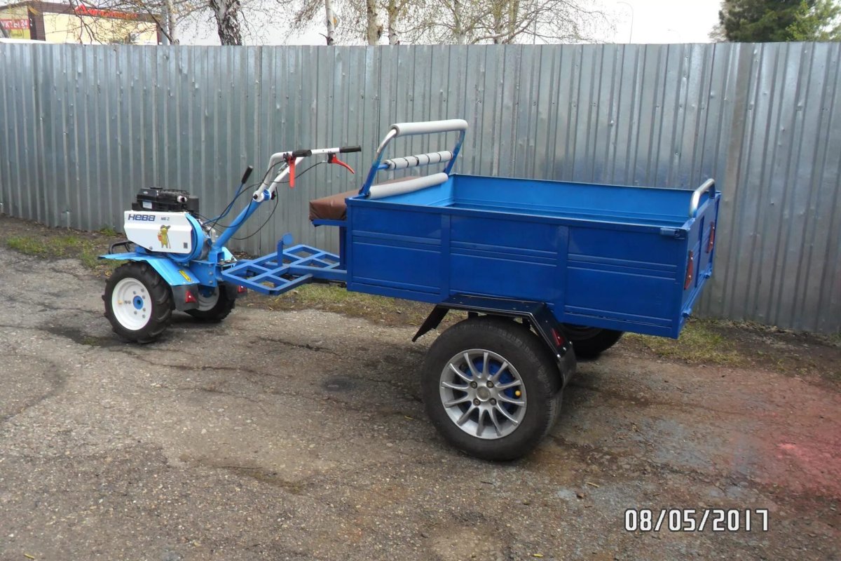 Мотоблок Нева прицеп с сиденьем