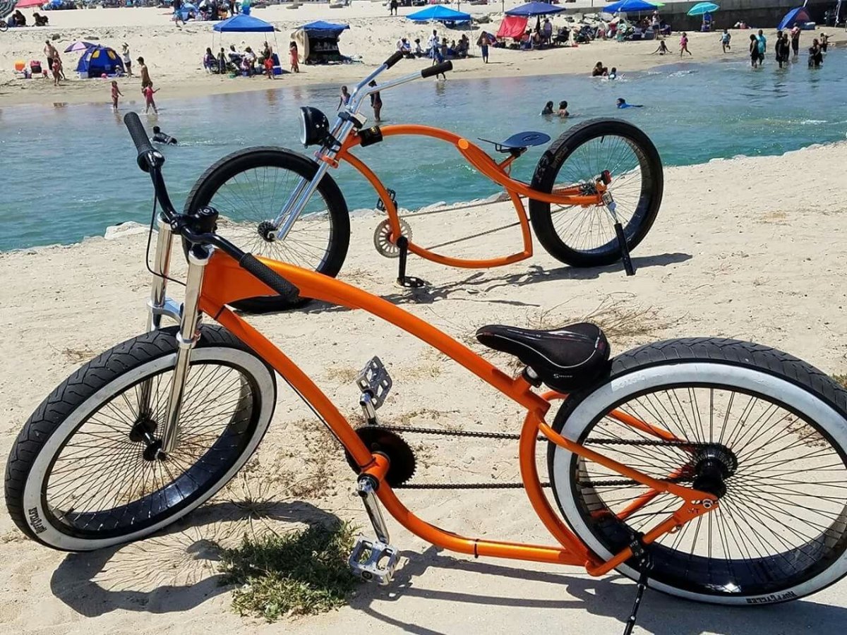 Аккумуляторный пляжный велосипед