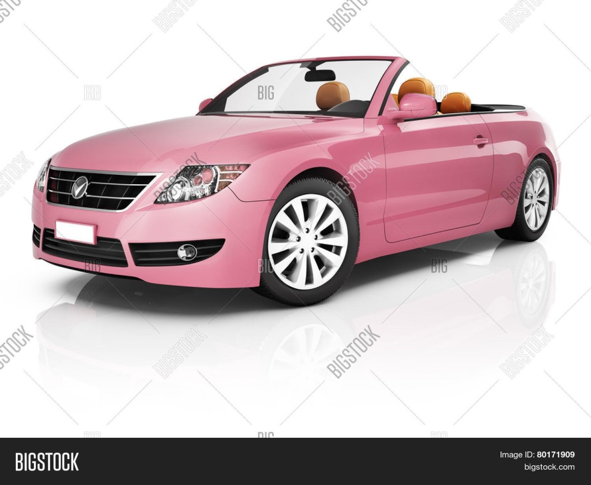 Оранжевая машина кабриолет