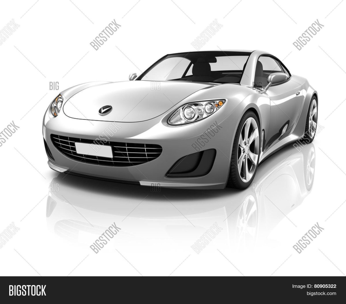 Car White background