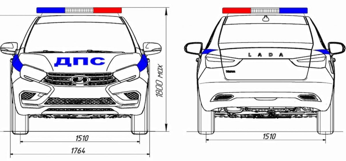 Lada Vesta Blueprint
