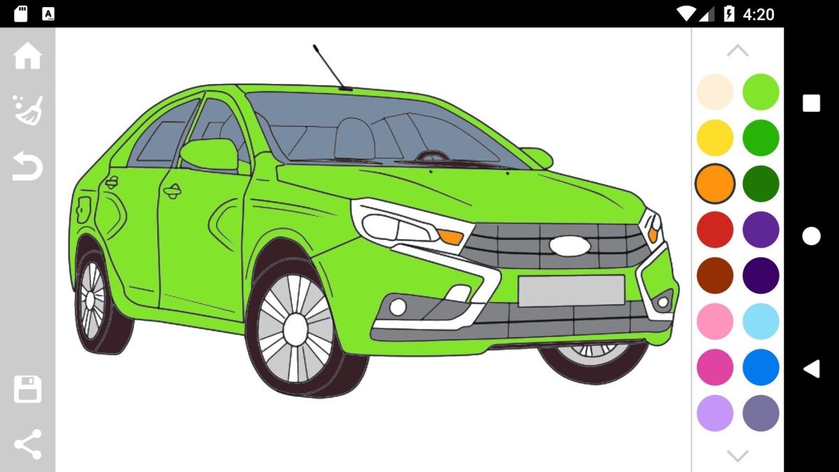 Раскраски русские машины