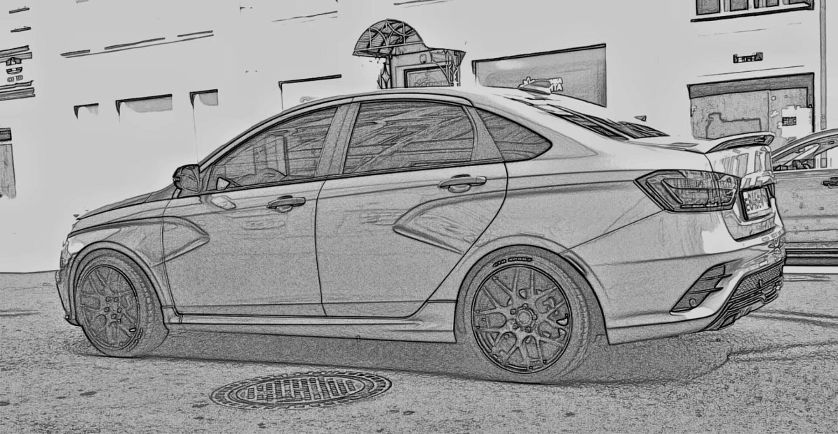 Раскраска Лада Веста