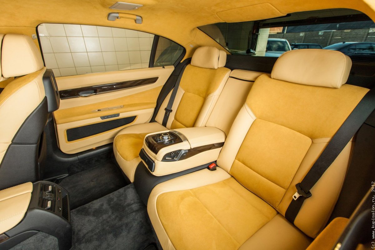Перешитый салон BMW 7