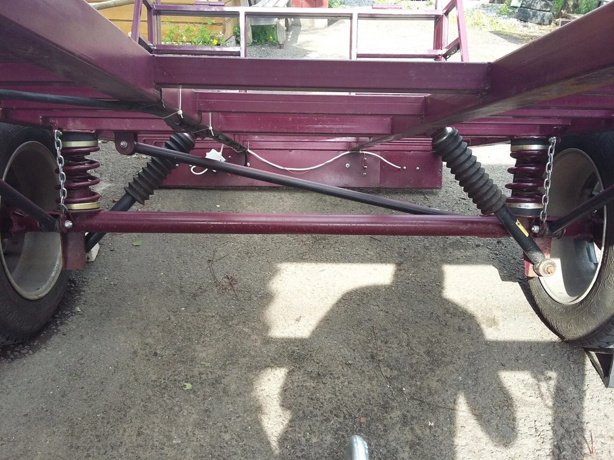 Прицеп КЗАП 8140 подвеска