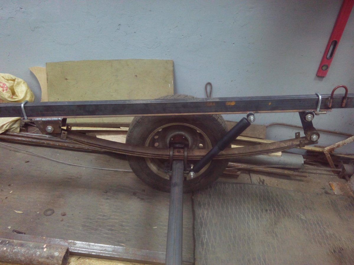 Рессоры от УАЗ на легковой прицеп