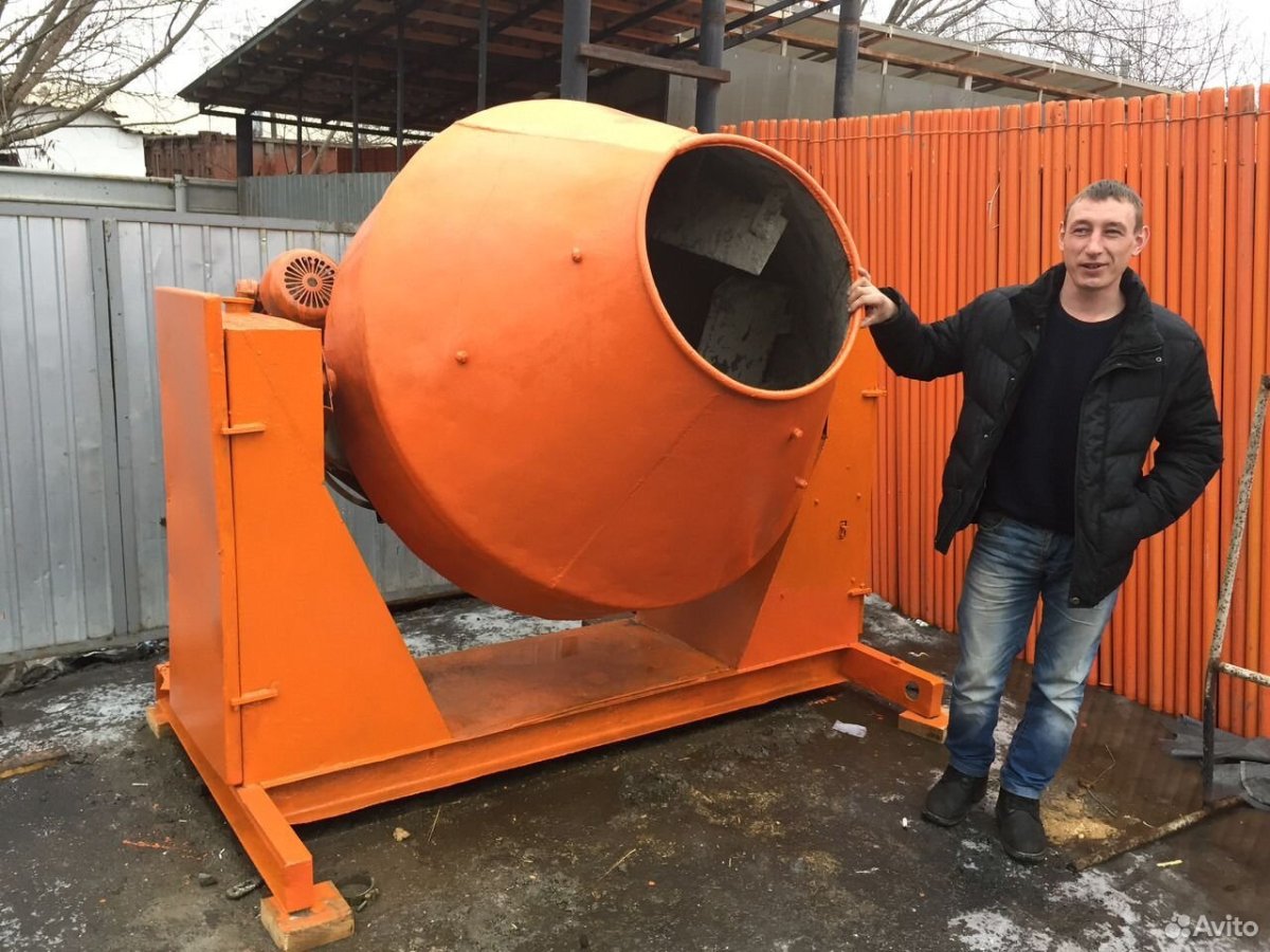 Промышленная бетономешалка 1.5 куб