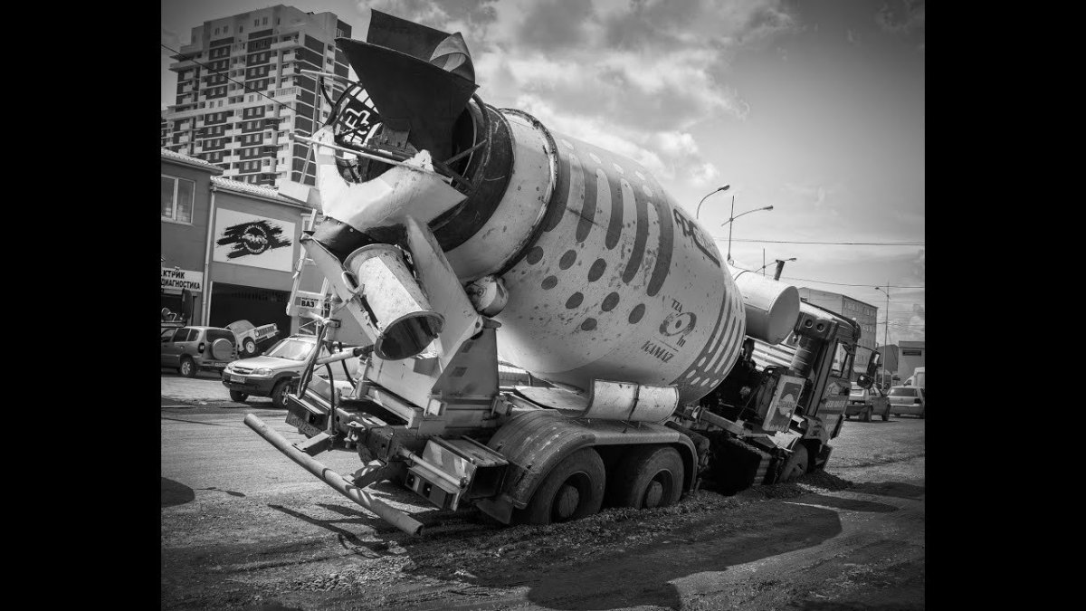 Военная бетономешалка