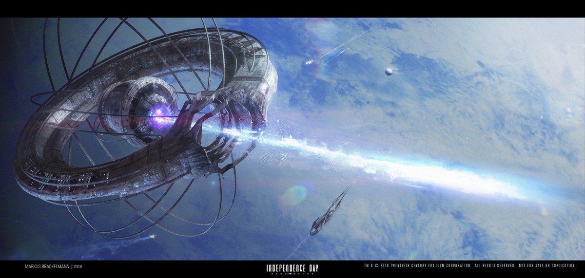 День независимости 2 Возрождение космический корабль