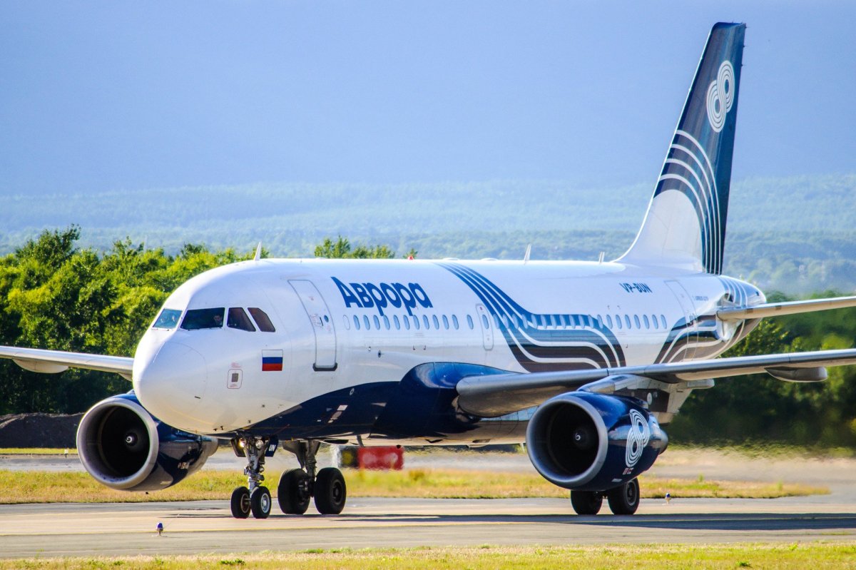 Авиакомпания Аврора ливрея