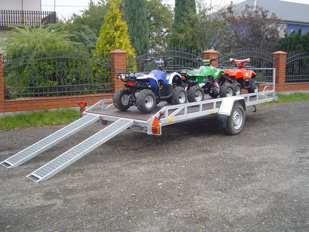Прицеп для машины перевозки квадроцикла стелс 800