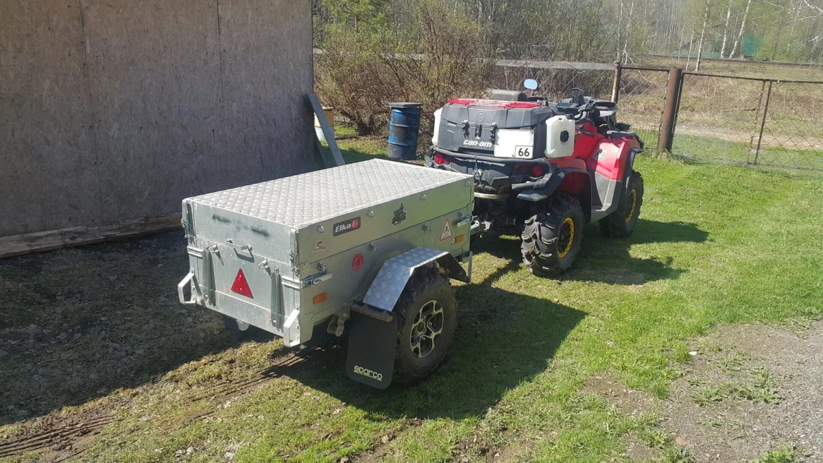 Мини прицеп для квадроцикла