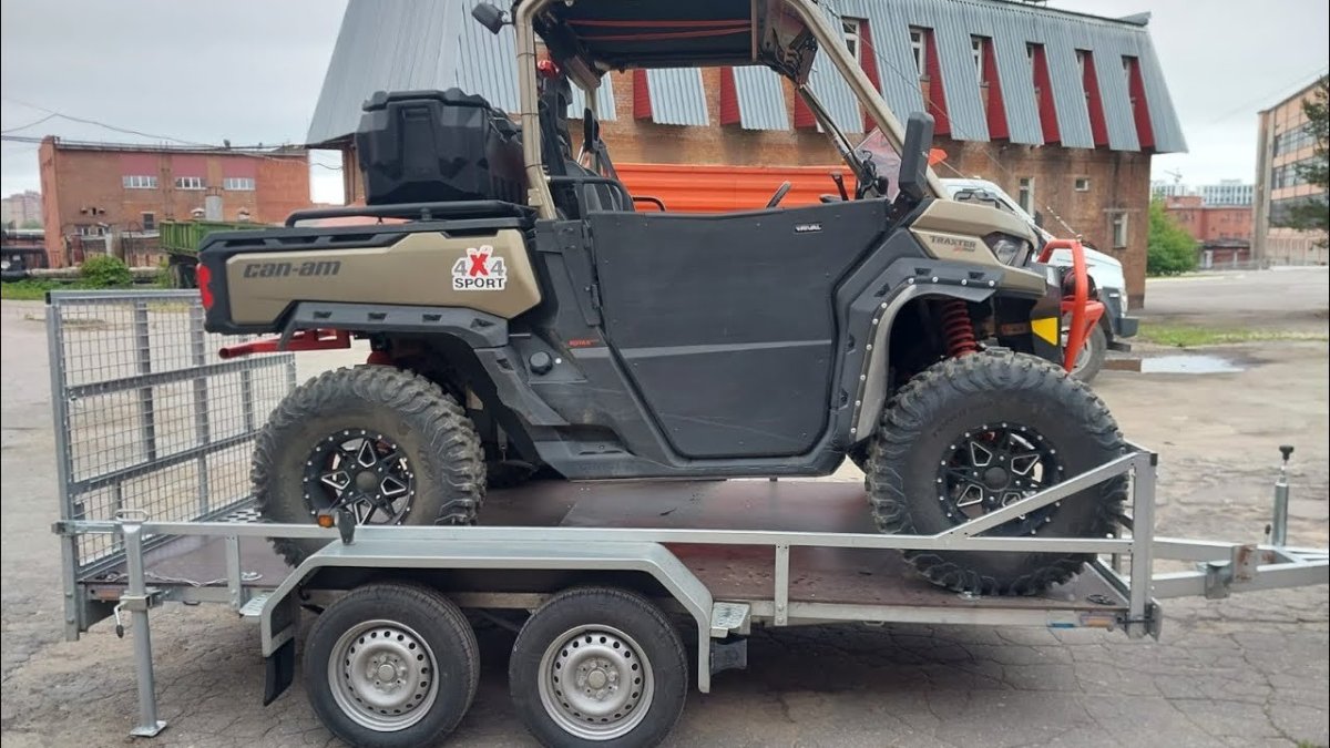 Легковой прицеп вектор лав 81013е