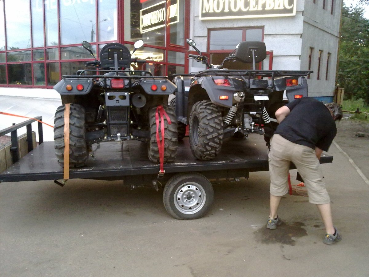 Перевозка квадроцикла