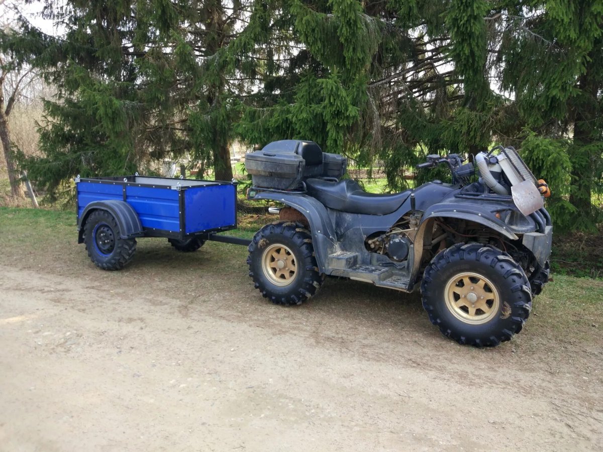 Квадрик стелс с прицепом