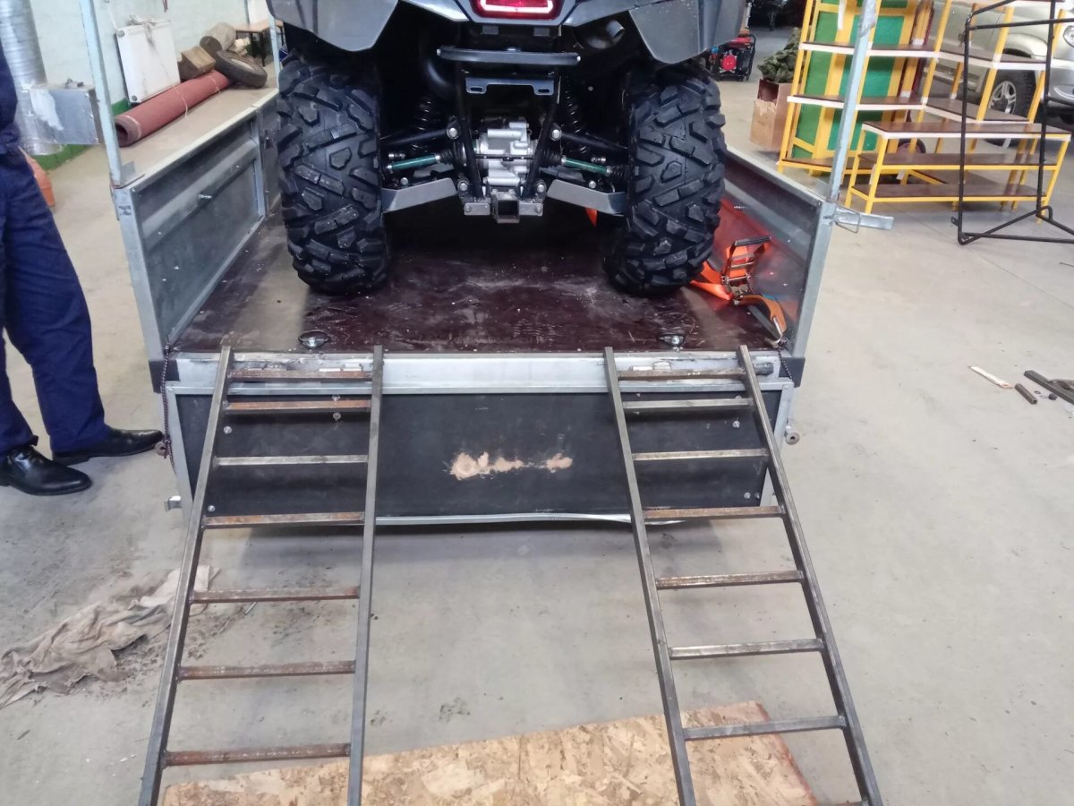 Сходни трапы аппарели для квадроцикла