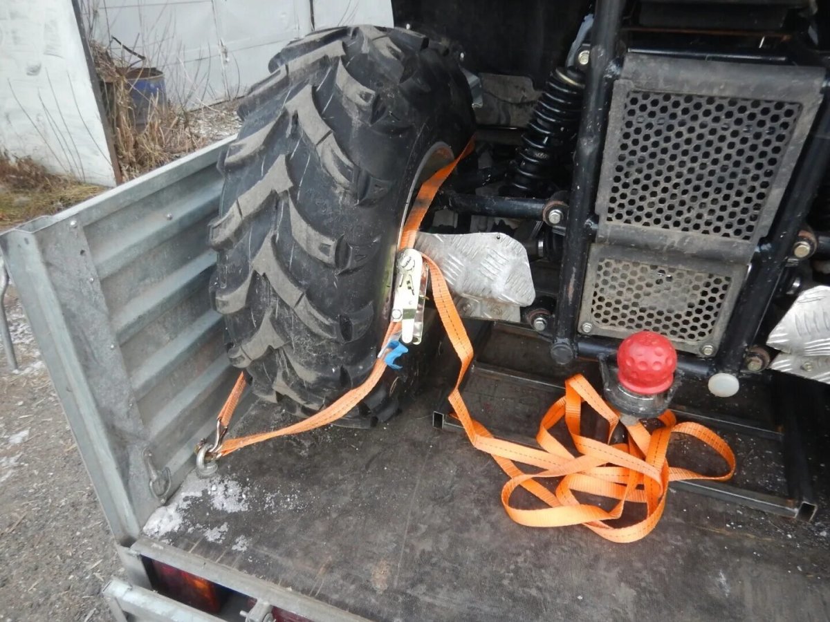 Крепления квадроцикла stels в прицепе