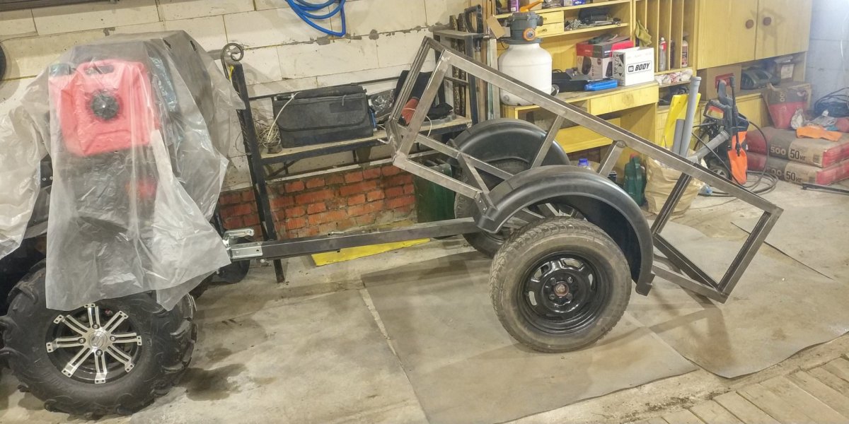 Экспедиционный прицеп для квадроцикла