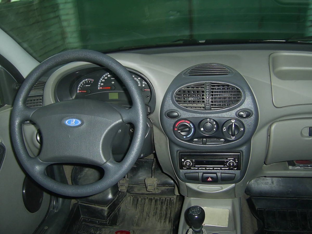 Калина 1 хэтчбек салон