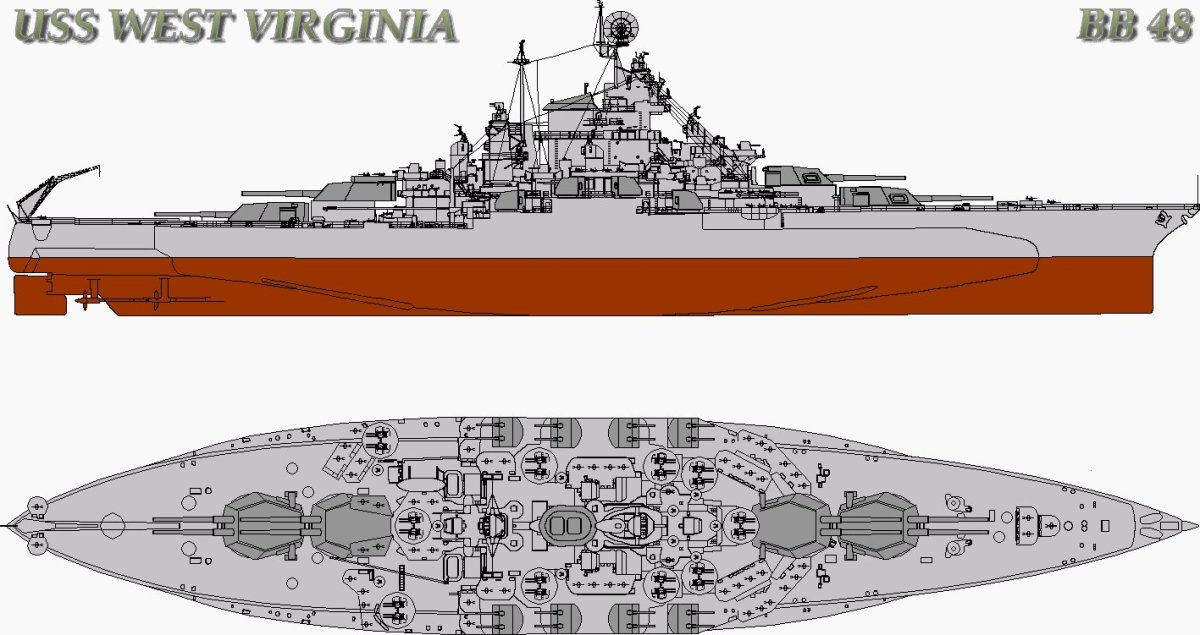 Линейный крейсер Аляска чертежи