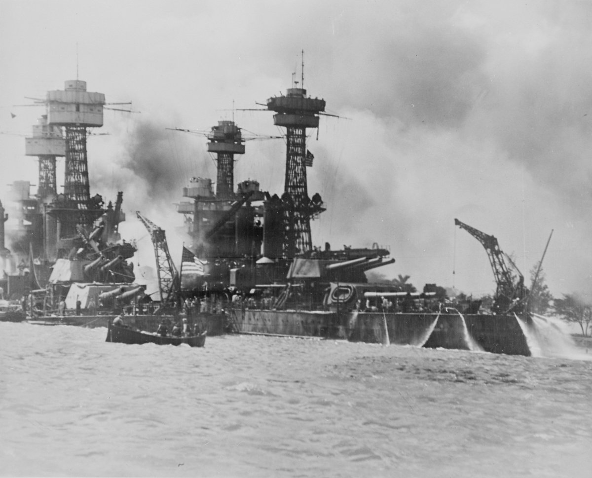 West Verginia линкор Перл Харбор