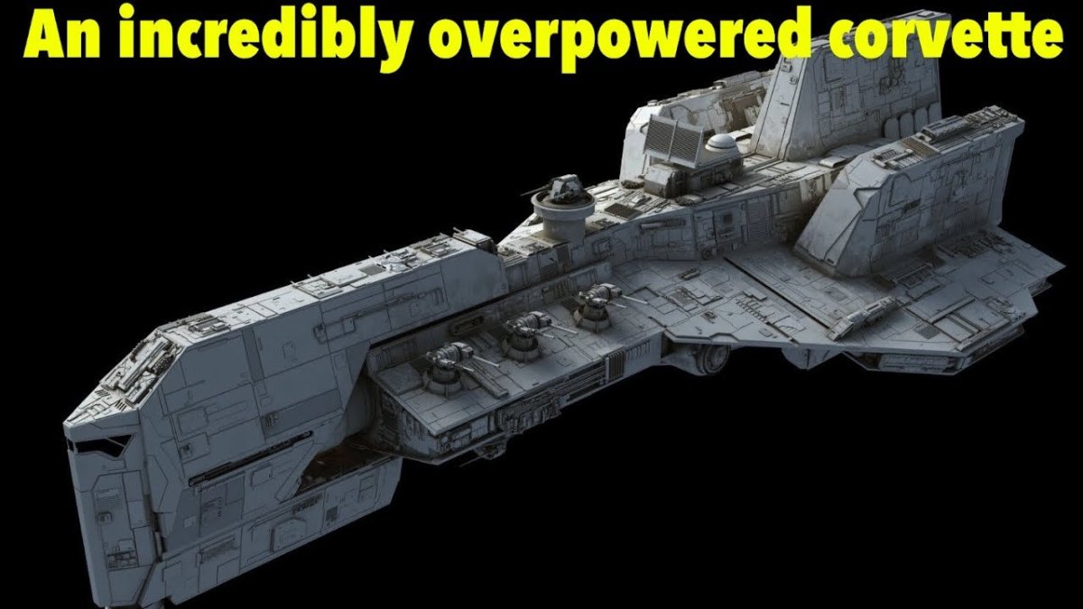 Корвет Крестоносец Звездные войны