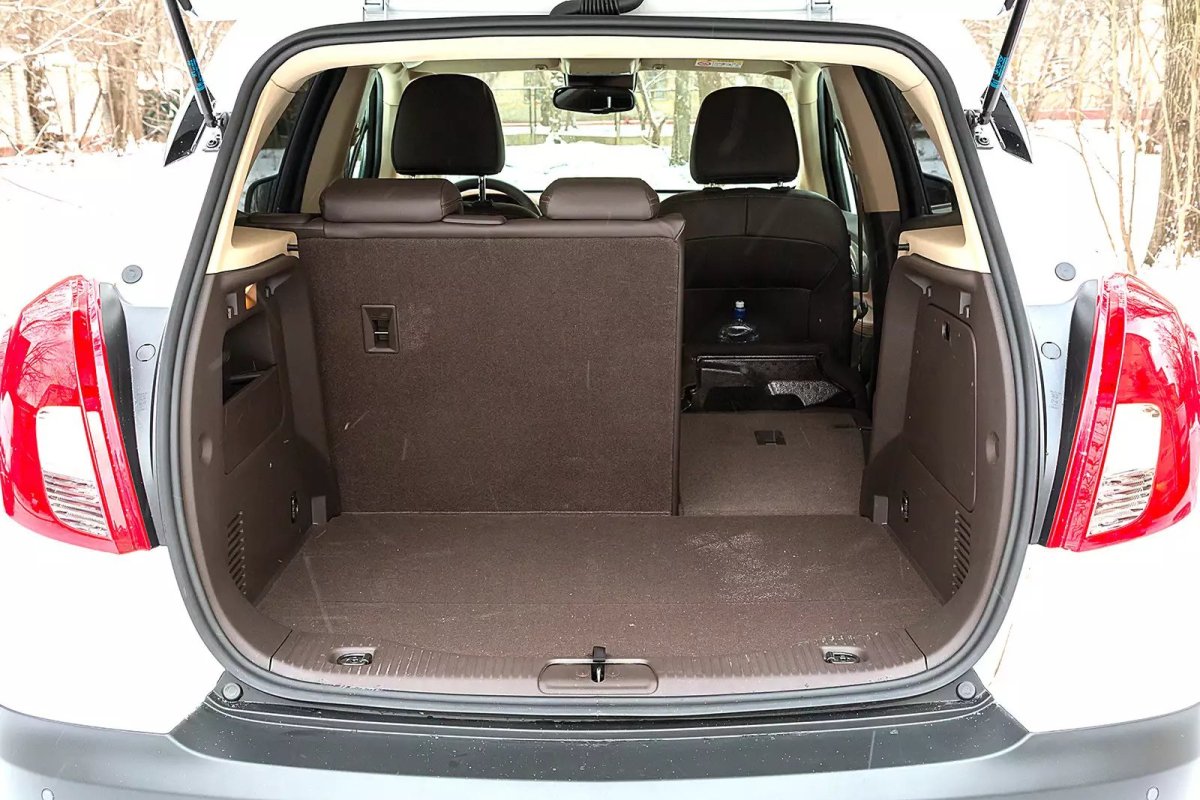 Габариты багажника Опель Мокка