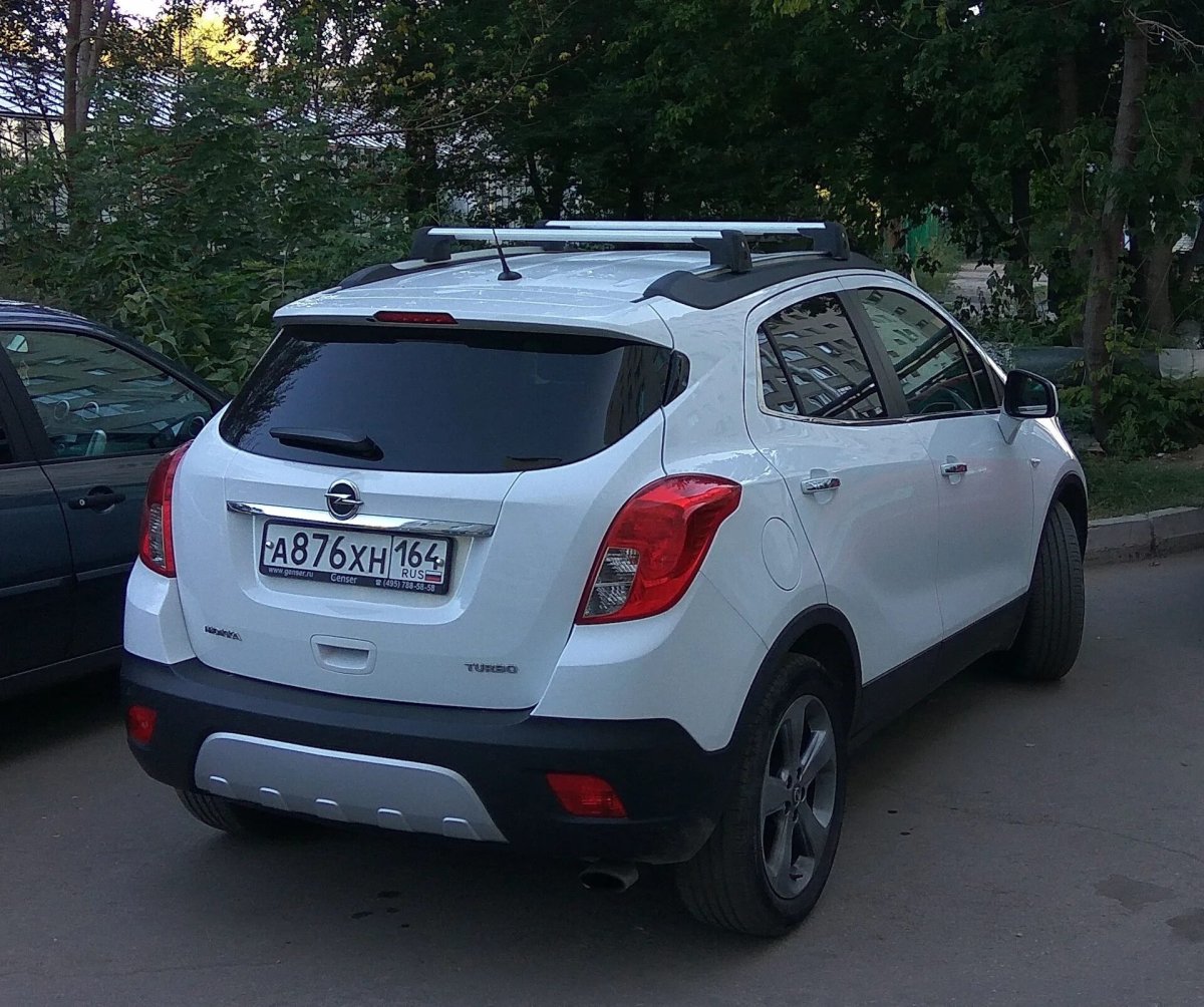 Opel Mokka рейлинги