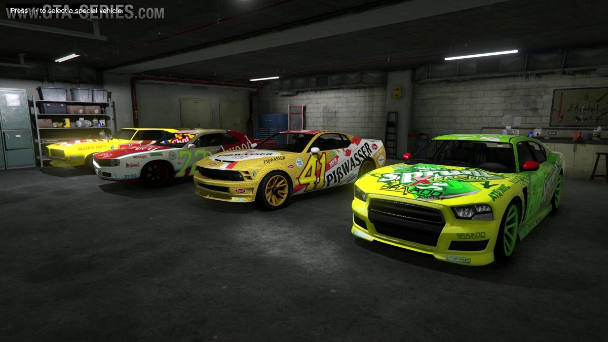 Гоночные машины в ГТА 5