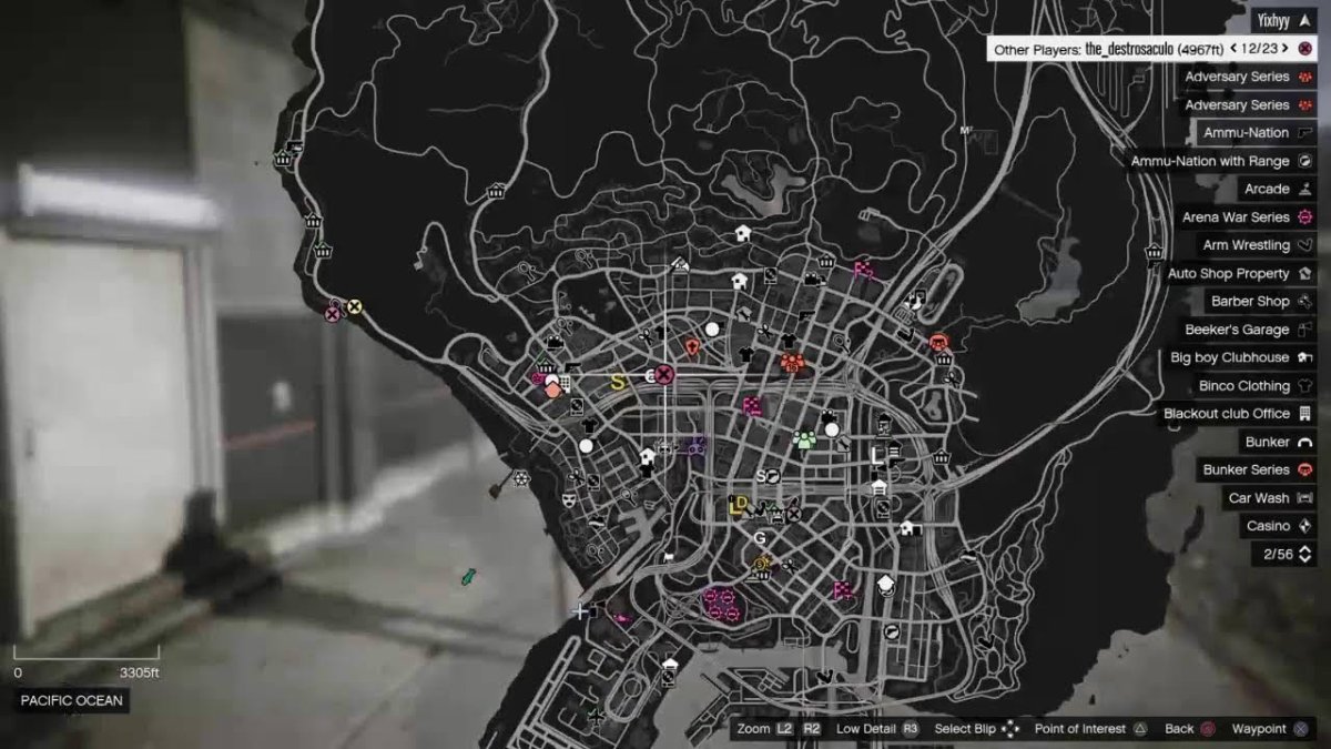 Premium Deluxe Motorsport GTA 5 на карте