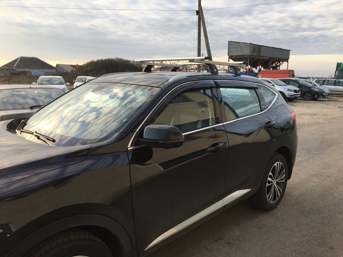 Поперечины на рейлинги Хавал ф7