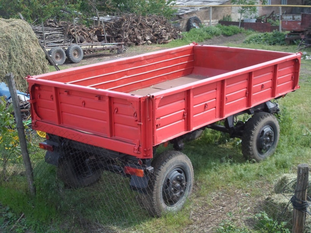 Самосвальный прицеп для ЗИЛ 130