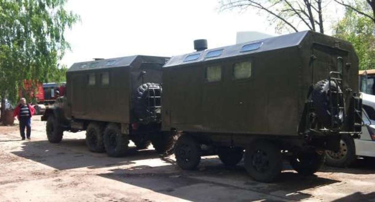 ЗИЛ 131 кунг с прицепом