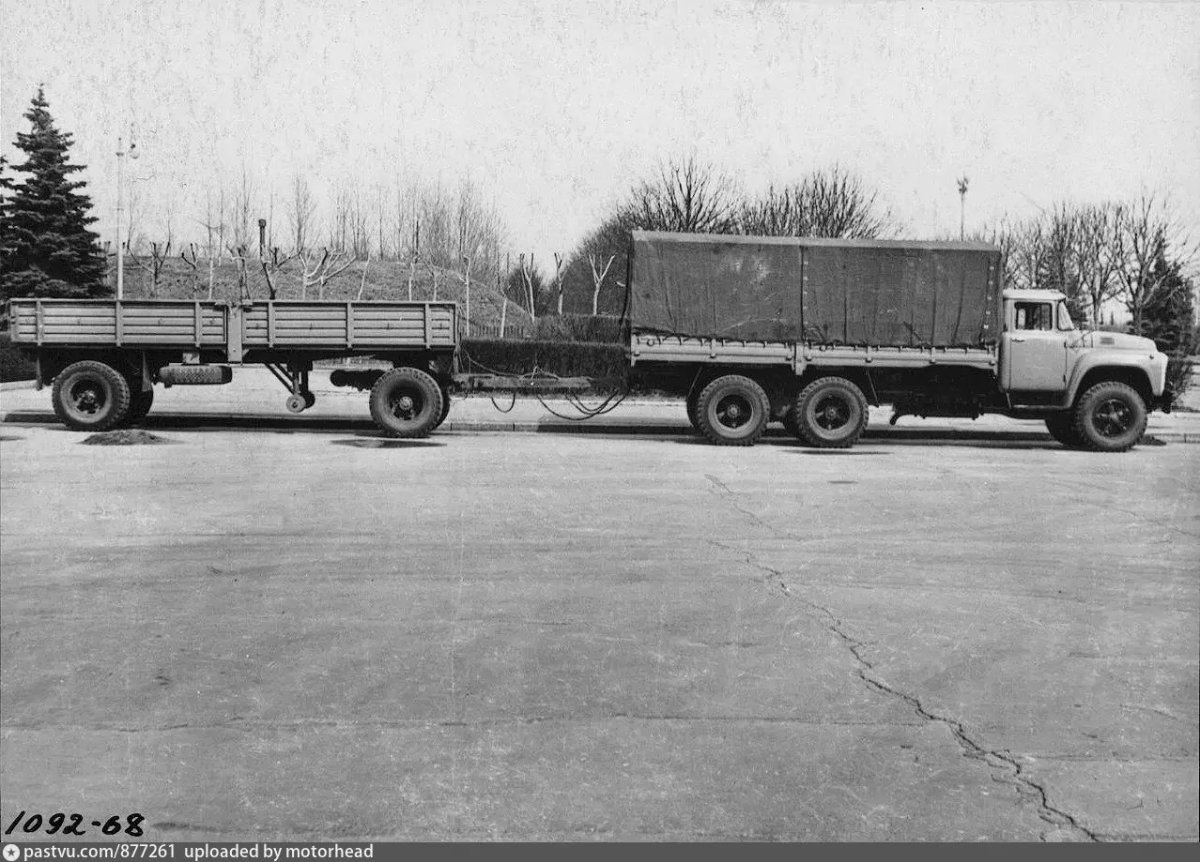 ЗИЛ 133 г2 с прицепом