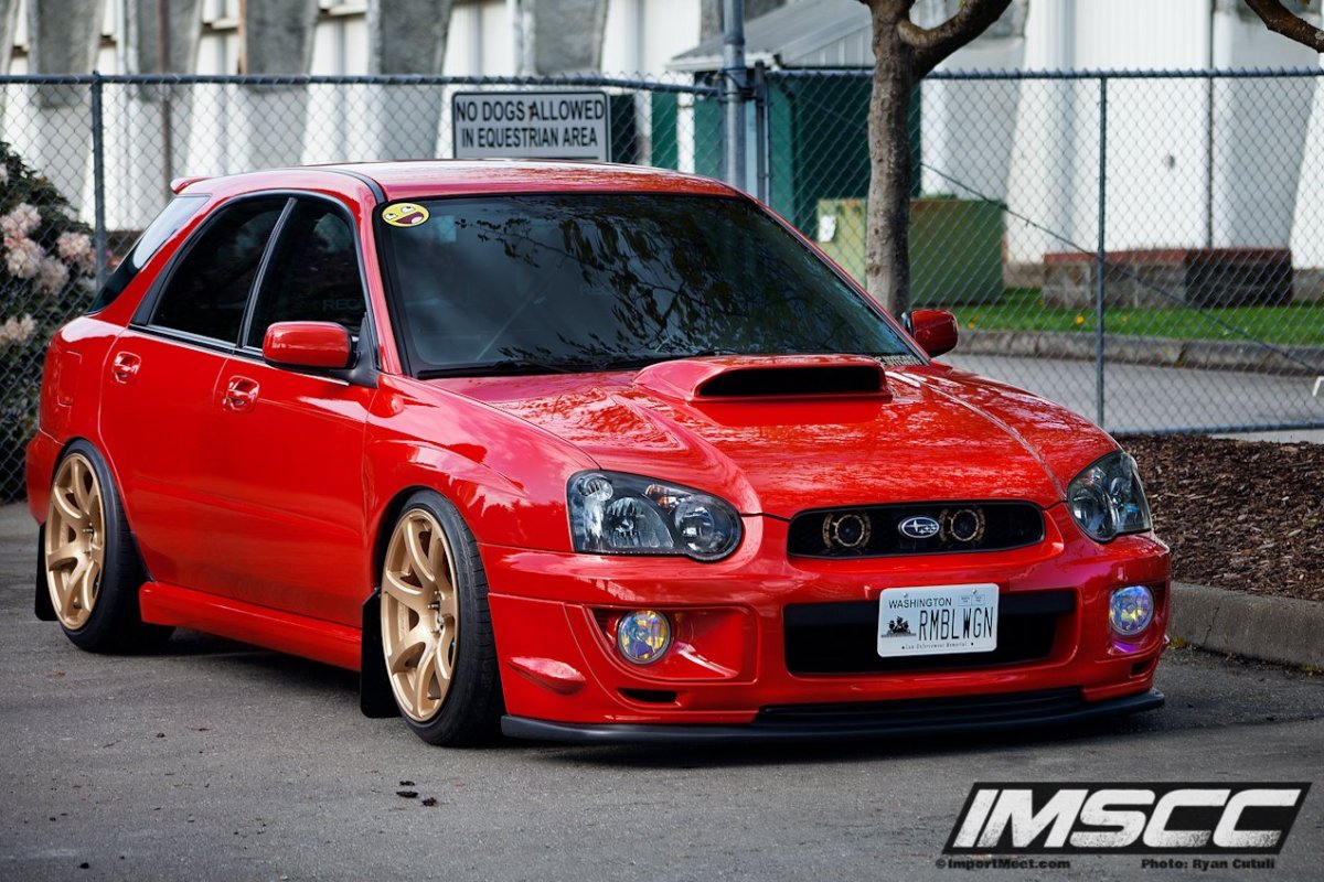 Subaru Impreza WRX STI 2004 Red