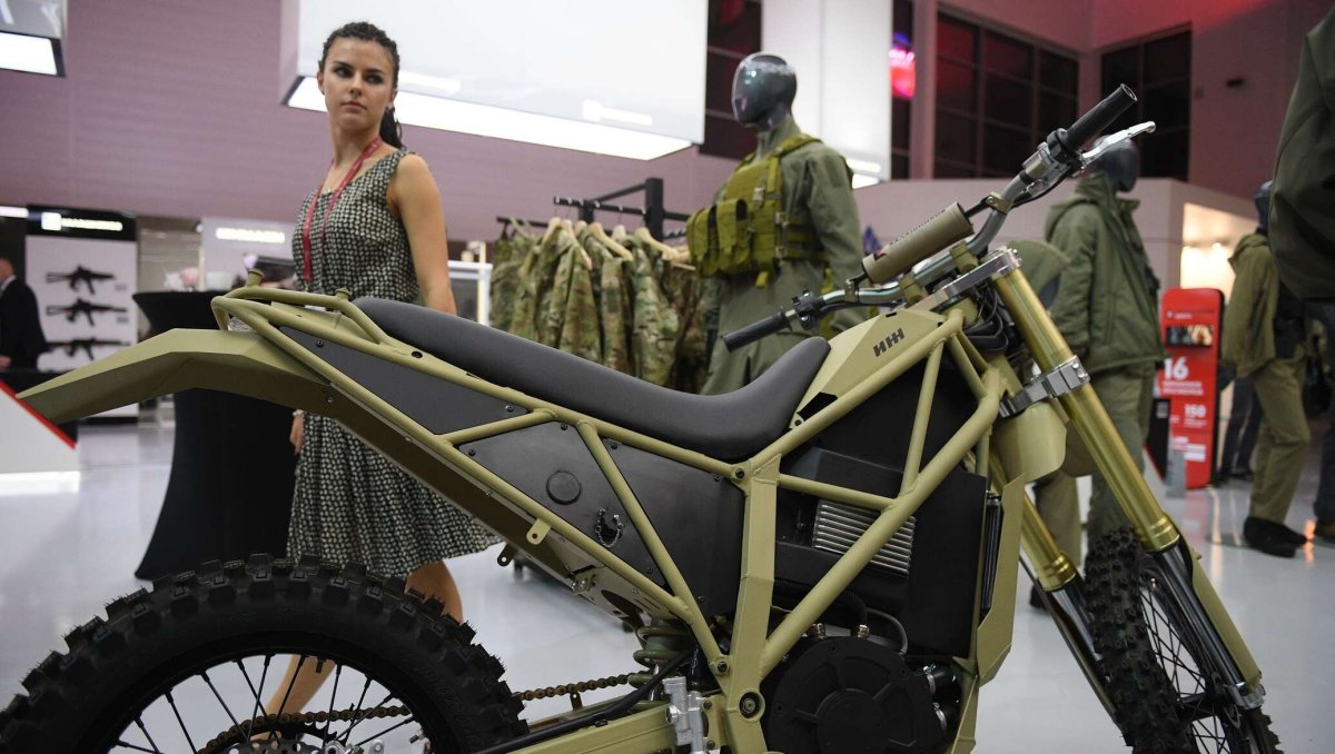 ИЖ военный электромотоцикл Калашников