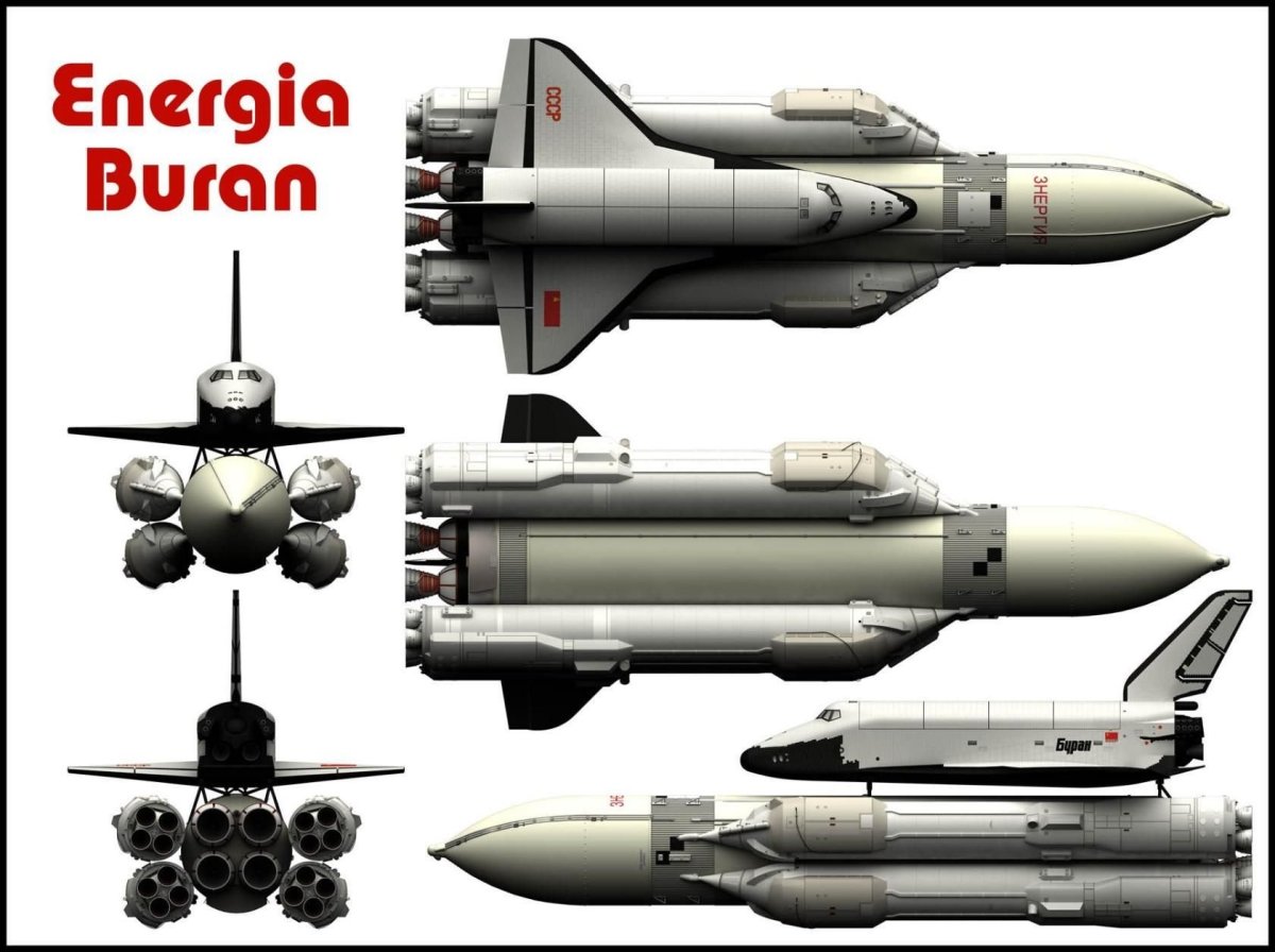 Космические корабли Буран и шаттл