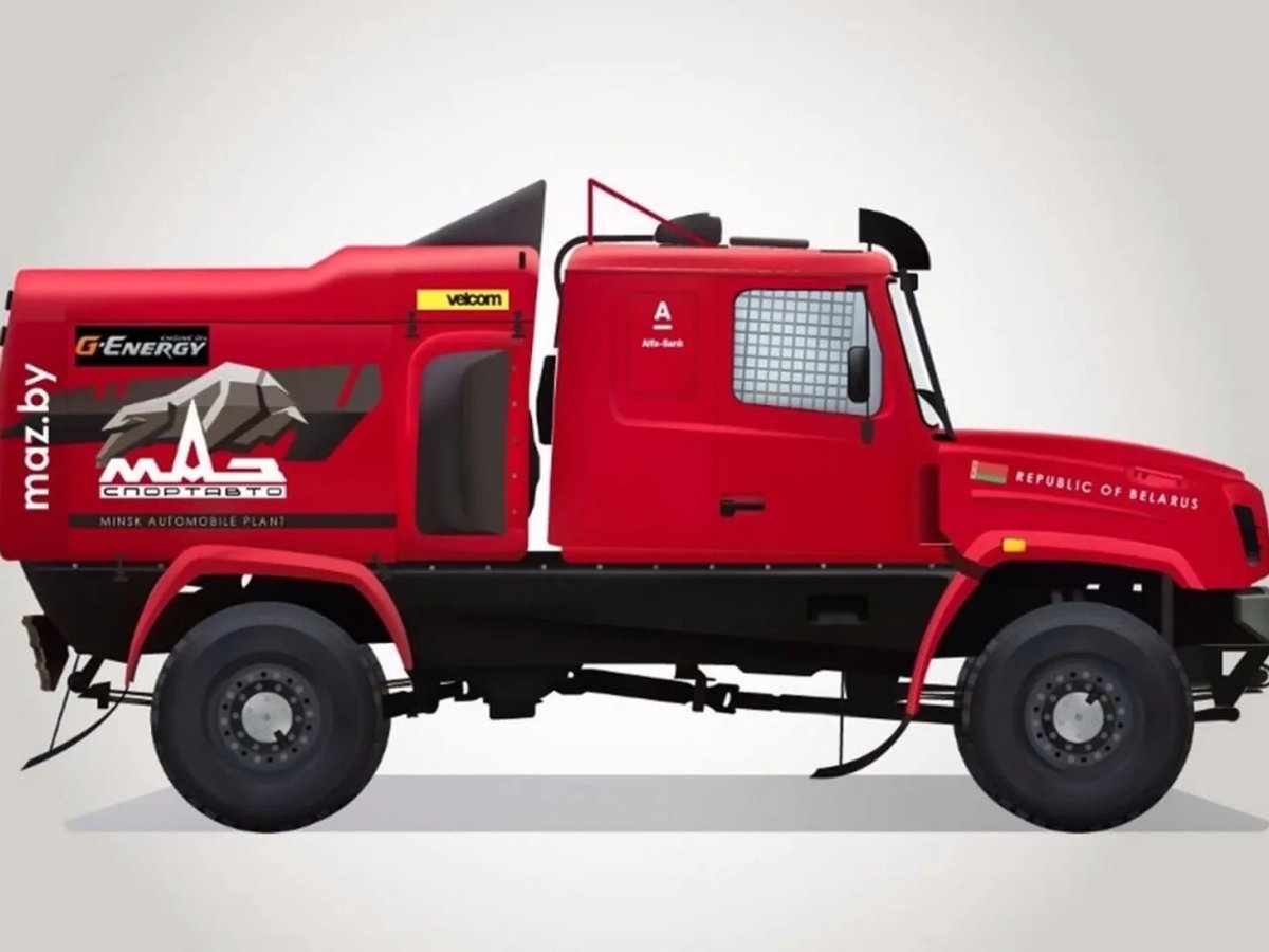 Капотный МАЗ для Дакар