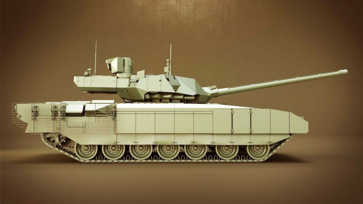 Т-14 Армата сбоку