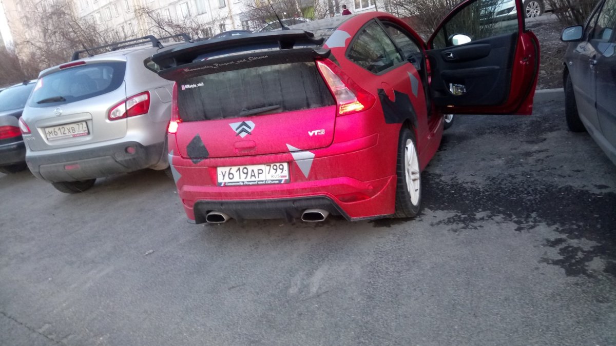 Citroen c4 VTS выхлоп
