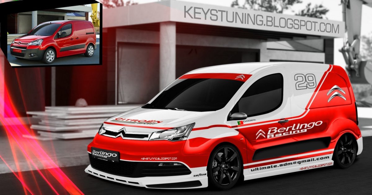 Citroen Berlingo 2007 брендирование