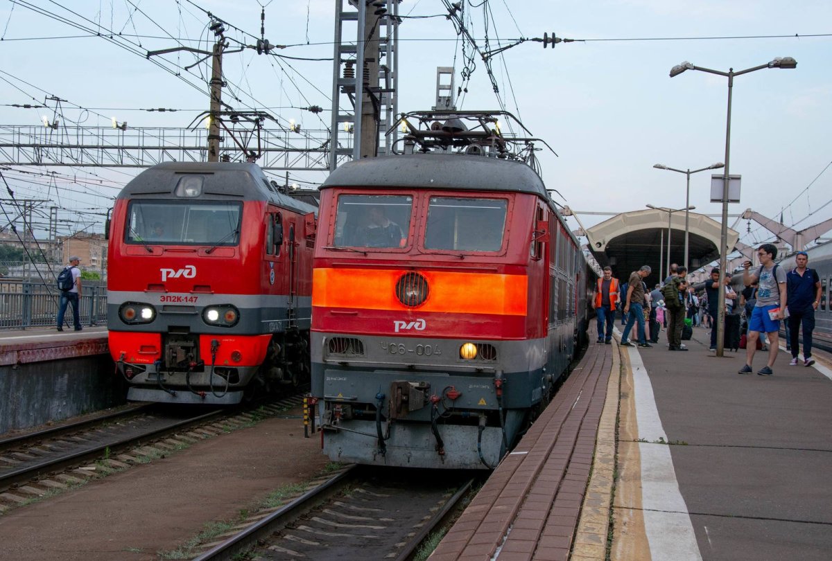 Поезд Бетанкур чс6