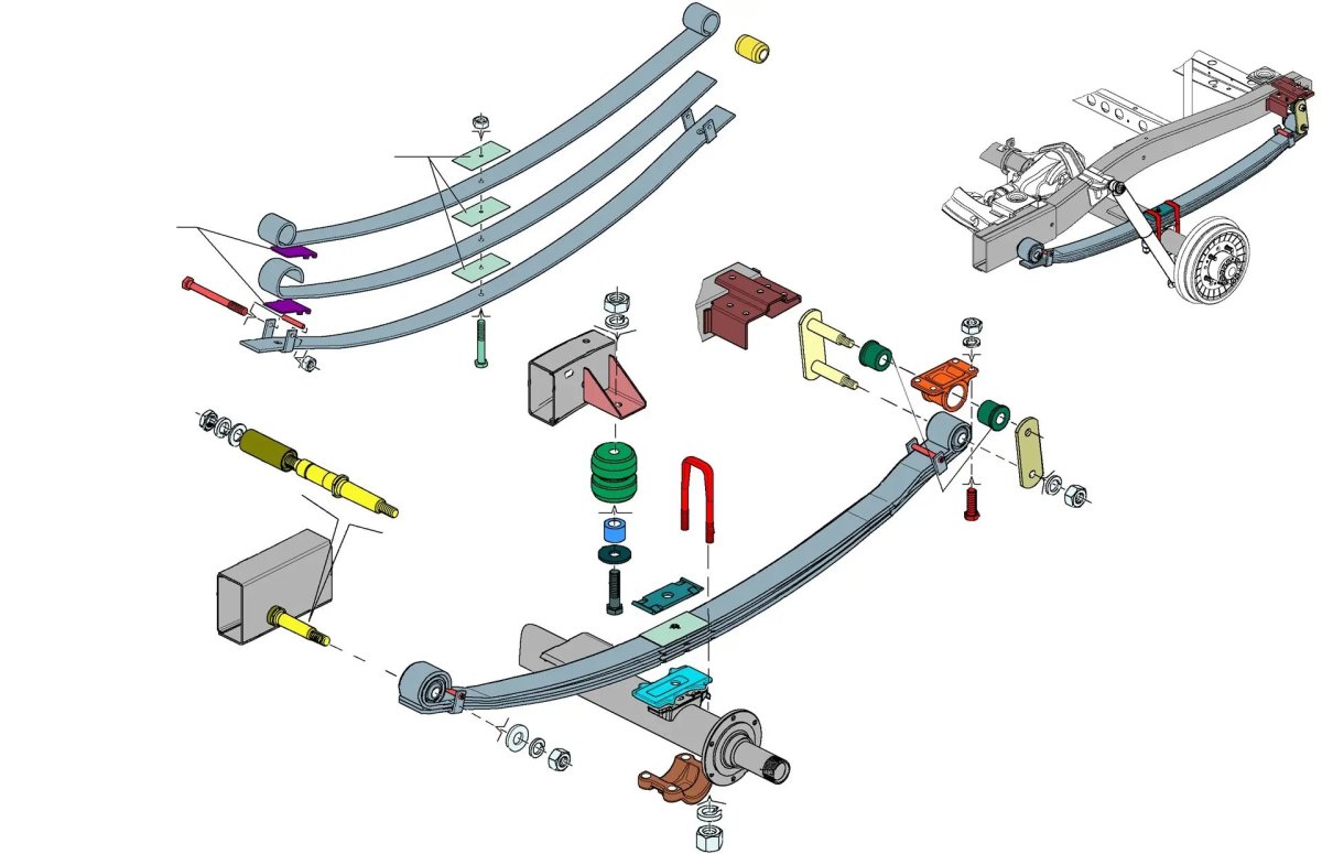 УАЗ Патриот 3163 рессора задняя