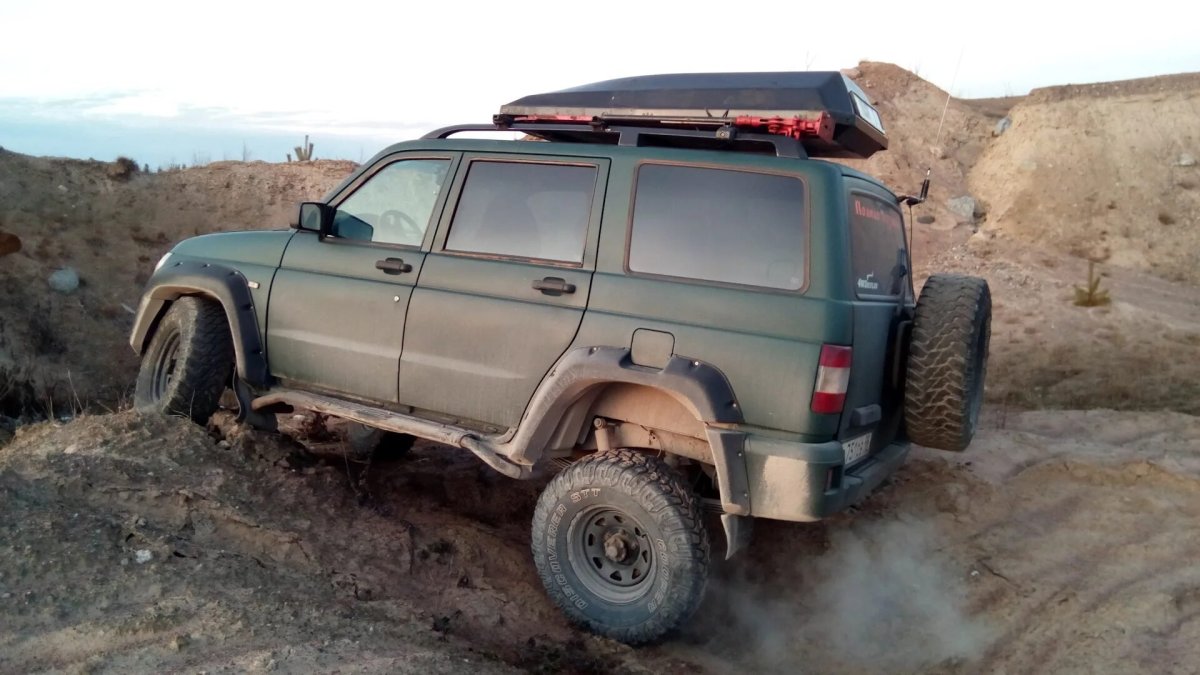 УАЗ Патриот ходы подвески