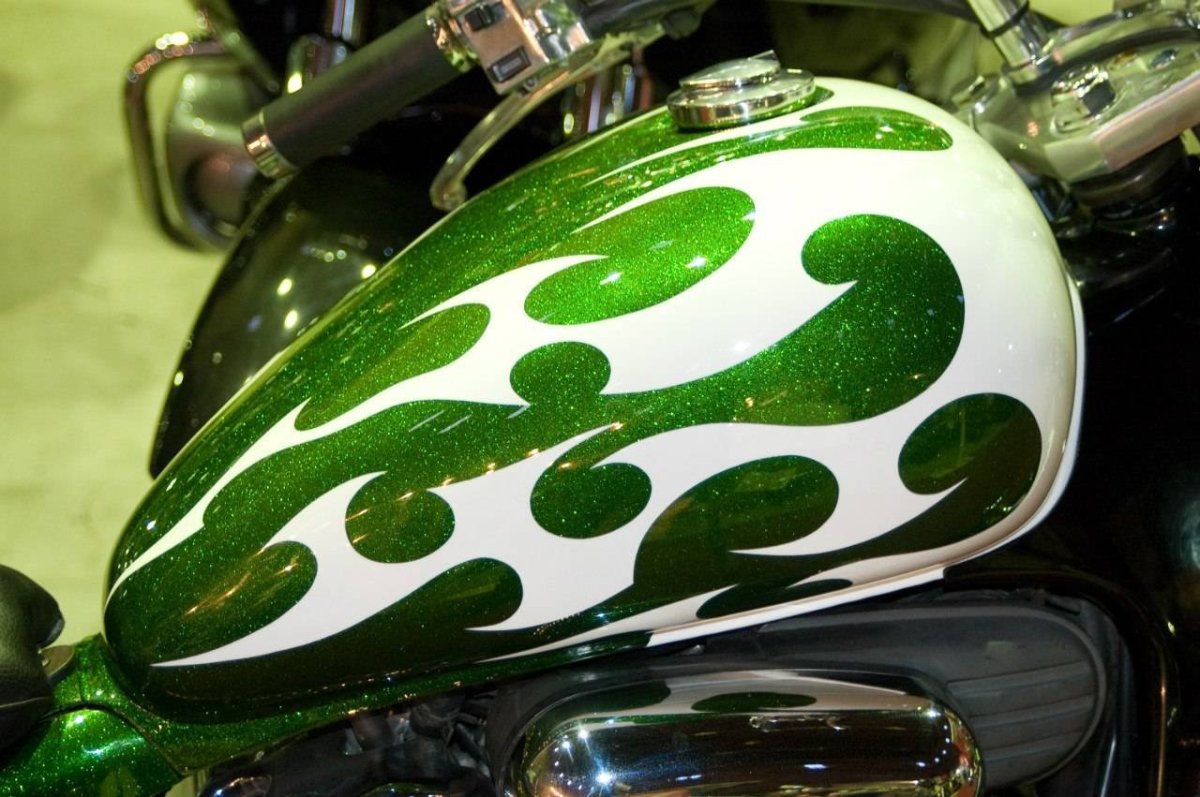 Мотоцикл Урал зеленый