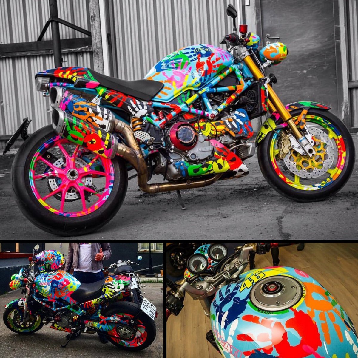 Разрисованные мотоциклы