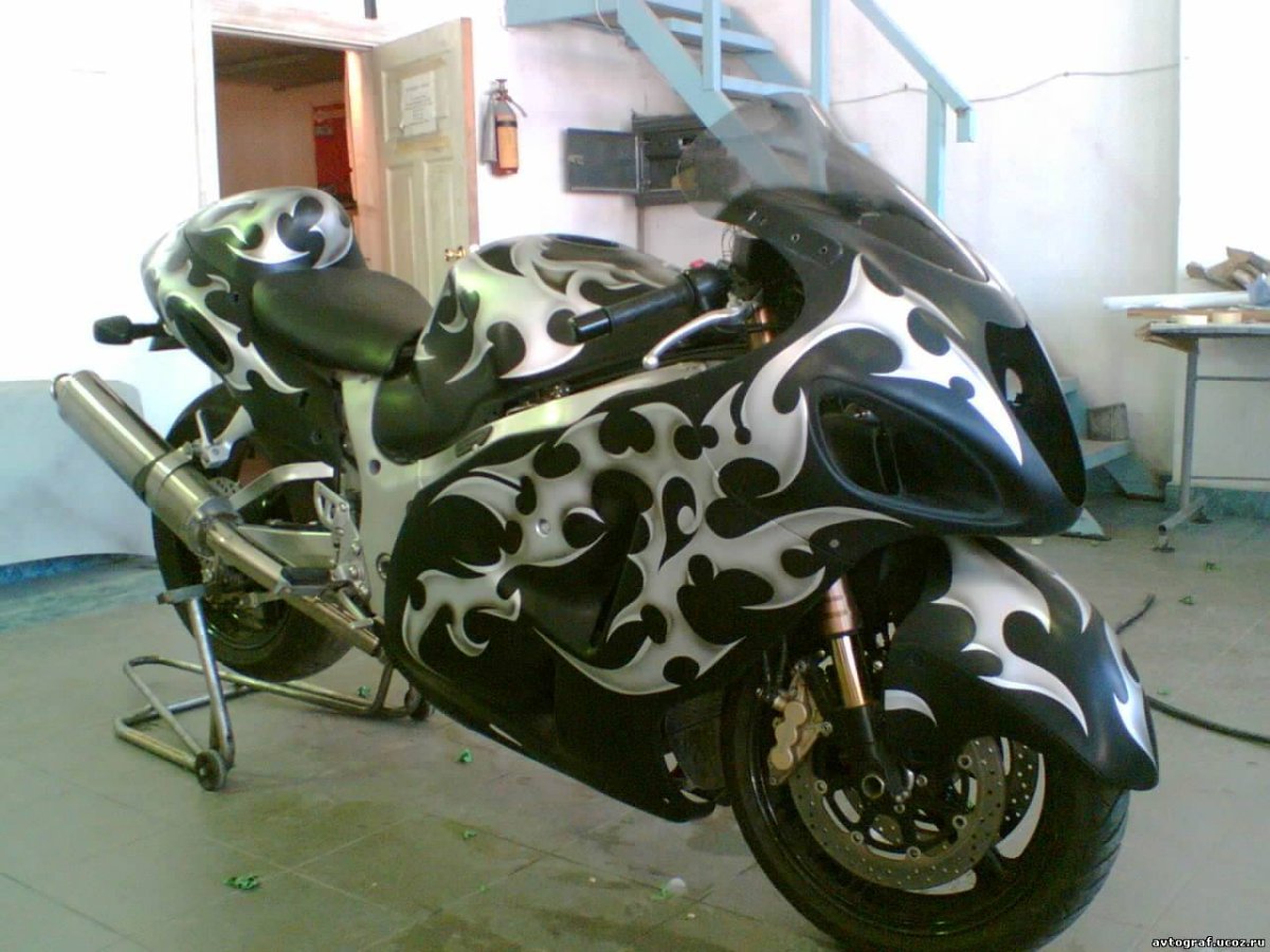 Красиво Покрашенные мотоциклы