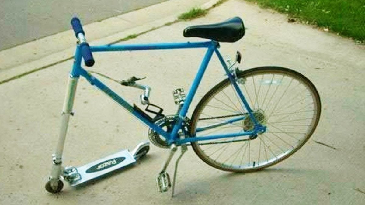Уродливый велосипед